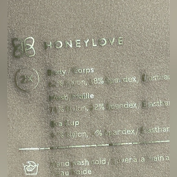 Honeylove Liftwear Cami Sand Nude Beige Shapewear, Size 2X - Picture 4 of 5